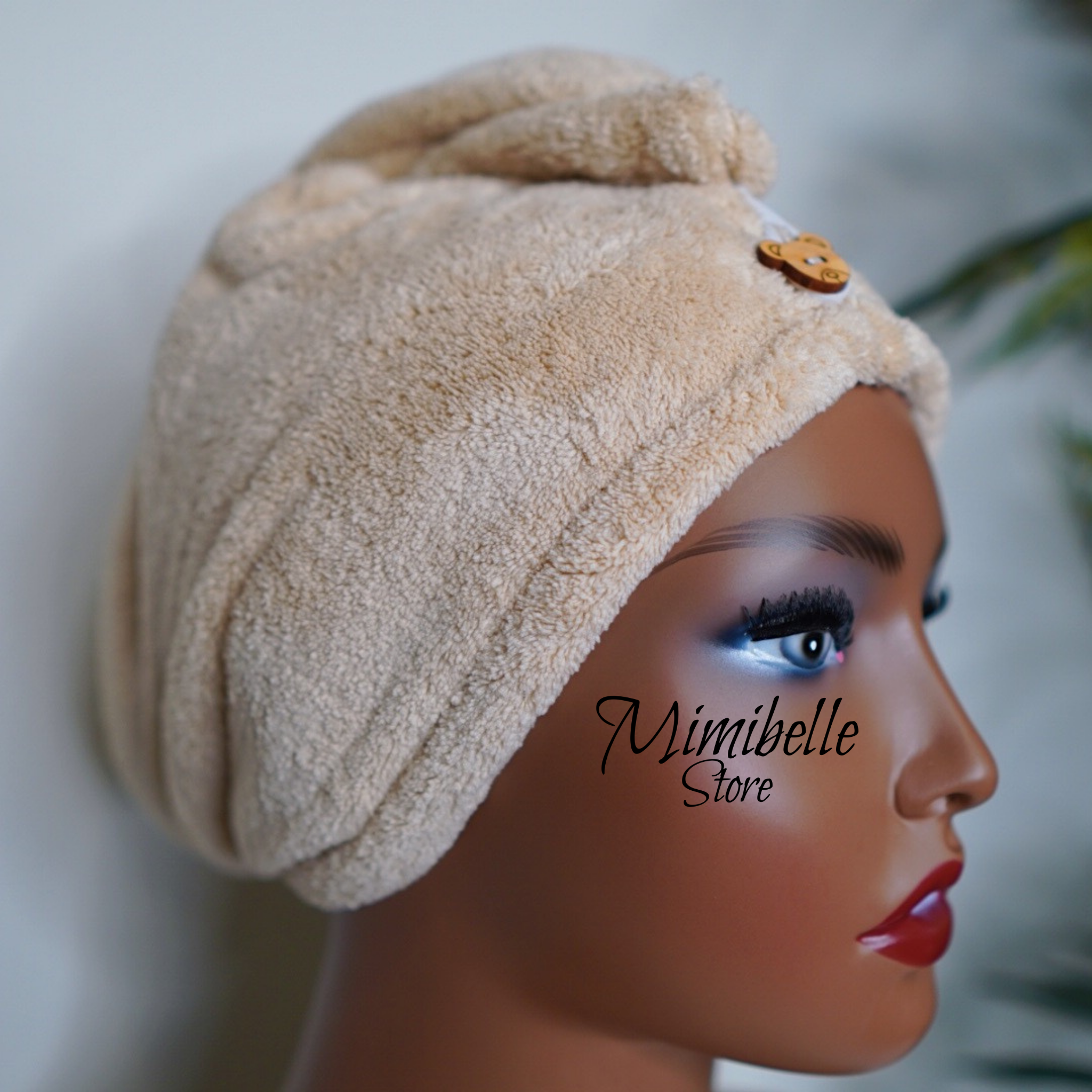 MICROFIBER DOUBLE LAYER HAIR TOWEL BY MIMIBELLESTORE